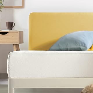 Best Price Mattress 6 inch Twin Mattress Bed-In-A-Box, Green Tea Memory Foam, White