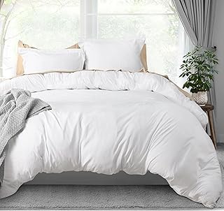Utopia Bedding Duvet Cover Queen Size - 3 Piece with Zipper Closure - 1 Comforter Cover 90X90 Inches & 2 Pillow Shams 20