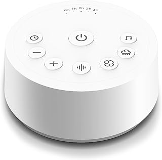 Color Noise Sound Machines Sleep White Noise Machine with 25 Soothing Sounds 32 Volume Levels 5 Timers and 4 Sound Categ