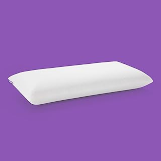 Purple Harmony Pillow – Talalay Latex Foam Cooling Pillow for Combo or Side Sleepers, 360º Hex GelFlex Grid for No-Press
