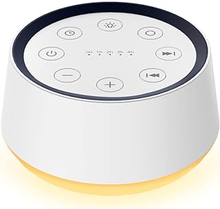 Brown Noise Sound Machine with 30 Soothing Sounds 12 Colors Night Light White Noise Machine for Adults Baby Kids Sleep M