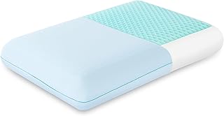 EGOHOME Cooling Gel Memory Foam Pillow - Reversible Cooling Cover, Neck Support for Side, Back and Stomach Sleepers, Rem