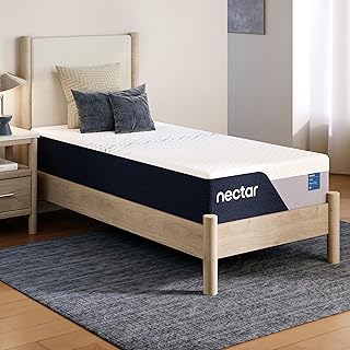 Nectar Classic 12” Twin Mattress - Medium Firm - Contouring Memory Foam - Cooling Top Layer - Back Pain Relief - Mattres
