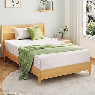 EGOHOME Full Size Memory Foam Mattress, 8 Inch Bed Mattress in A Box with Cooling Green Tea Gel, Pressure Relief with Me