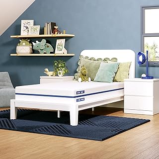 Nectar Kids Twin Mattress 8” - 2-Sided Design for Growing Children - Pressure Relieving Memory Foam - Fiberglass Free -