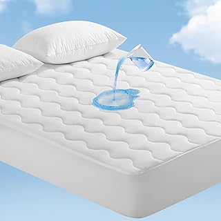 Elegear Queen Cooling Mattress Pad for Hot Sleepers, Waterproof Cold Mattress Topper with TriSupport 3D Tech Balanced Su