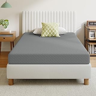 Novilla 6 Inch Twin Mattress in a Box, Cooling Twin Memory Foam Mattress for Pressure Relieving, Supportive Foam & Breat