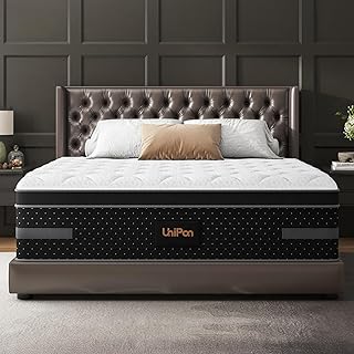 12 Inch Firm King Mattress, Deep Sleep Hybrid Mattresses for Back Sleepers & Couples, Enhanced Lumbar and Shoulder Suppo