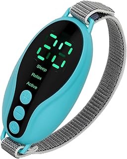 Sleep Aid Device Handheld Low Frequency Pulse of microcurrent Sleep Machine Insomnia Relief Anxiety Help Sleep (Blue, St