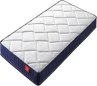 Twin Mattress 6 Inch, Hybrid Innerspring Mattress in a Box, Twin Size Foam Spring Mattress with Motion Isolation, Pressu