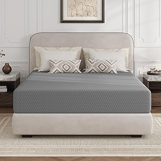 Novilla Queen Size Mattress, 10 Inch Gel Memory Foam Mattress Queen Size with Thermally Balanced Foam Core, Foam Mattres
