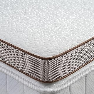 BedStory 3 Inch Gel Memory Foam Mattress Topper Queen - Pressure Relief Bed Toppers with Breathable Removable Cover and 