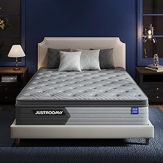 Queen Size Mattress Firm Mattress 14 Inch for Back Pain Relief,Breathable Cooling Ice Silk Top,Gel Memory Foam, Individu